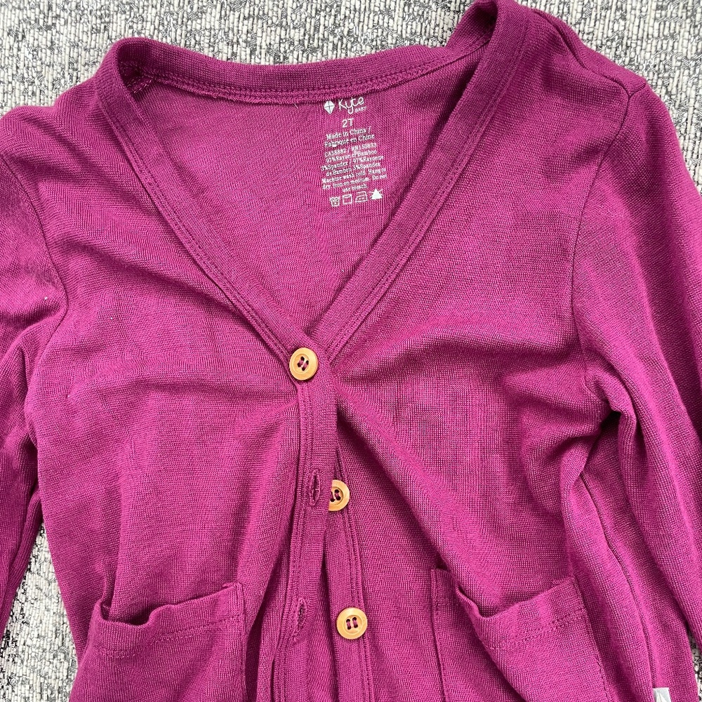 Kyte Baby Dahlia Toddler cardigan 2T - NWOT